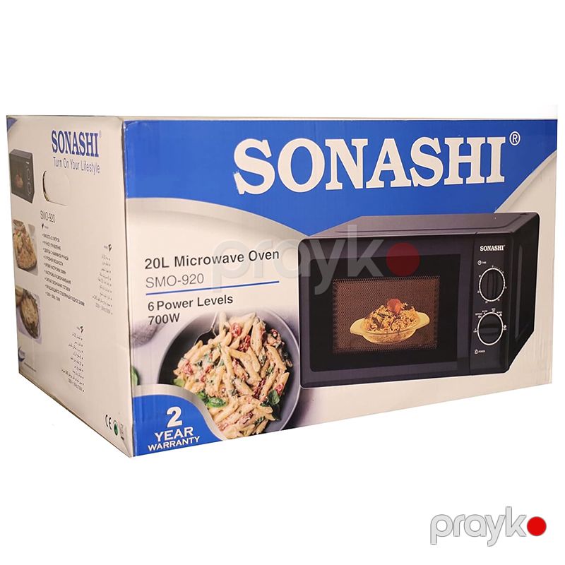 Sonashi Çoxfunksiyalı Elektrikli Mikrodalğalı Soba Manual İdarəetmə İlə Qızdırıcı 700W Gücündə — Mikrodalğalı sobalar, Bakı (7)