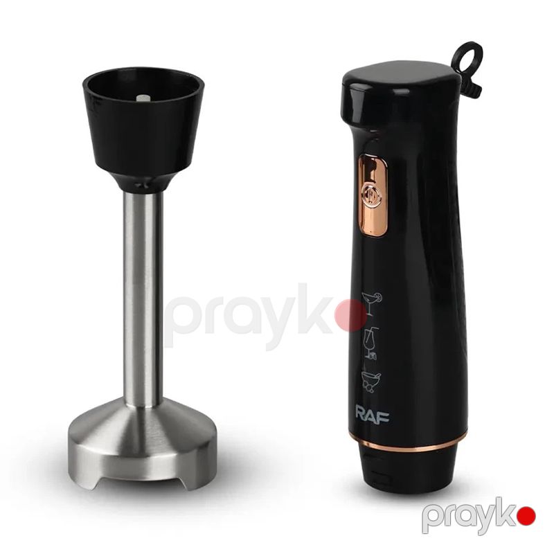 Yüksək Güclü RAF Polad Paslanmayan Əl Blenderi 800W Sürətli Kommersiya Smoothie Elektrik Blender R.303 — Blenderlər, xırdalayanlar və mikserlər, Bakı (2)
