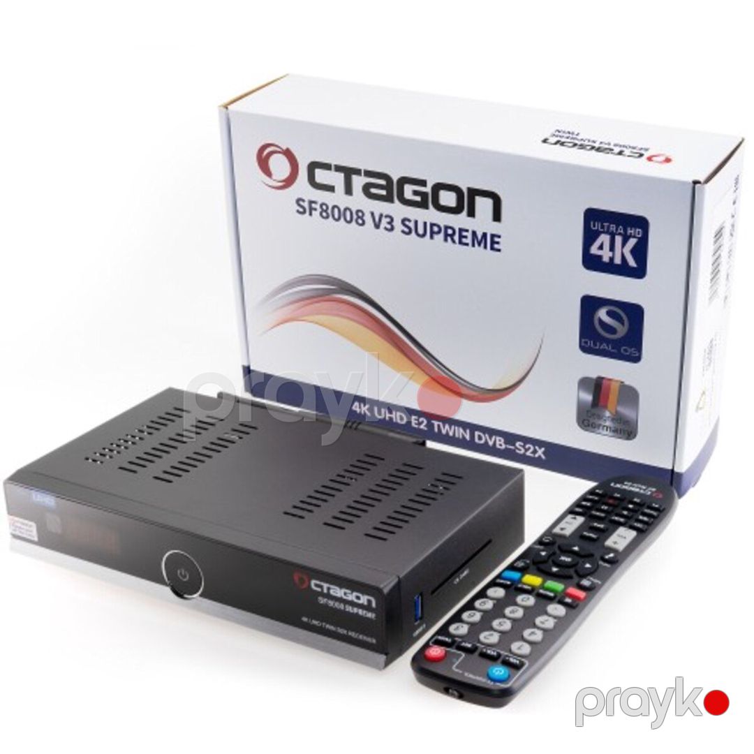Octagon SF8008 Supreme V3 4K Ultra HD — TV və Video, Bakı (2)