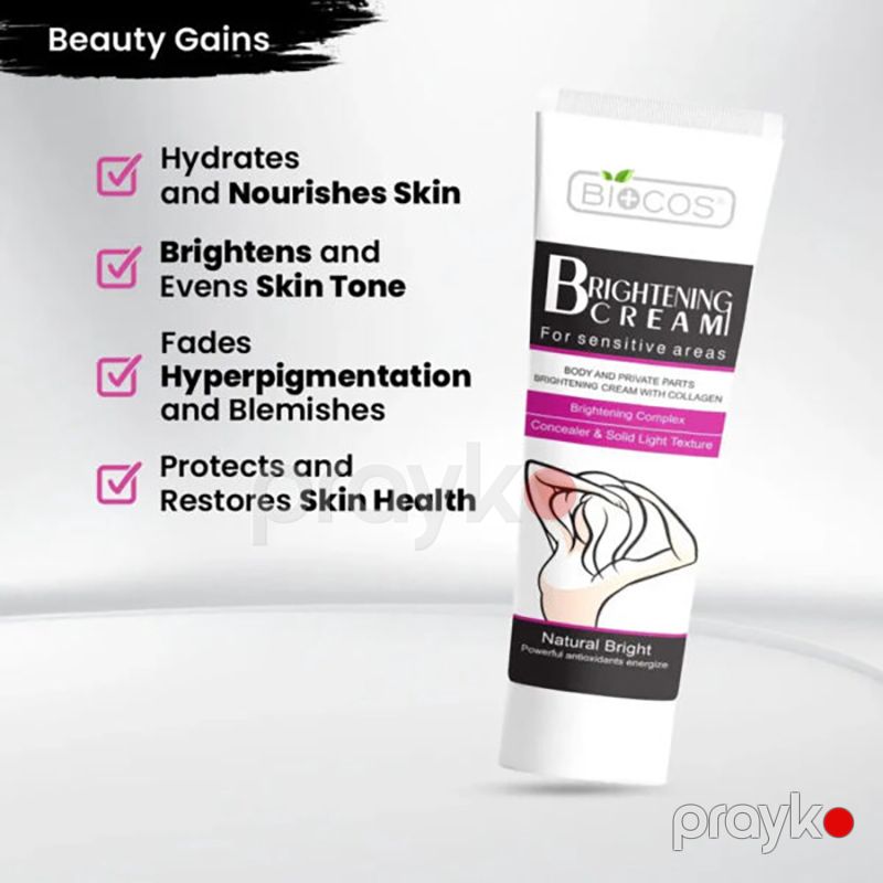 Biocos Whitening Cream for Sensitive Areas – Həssas Bölgələr üçün Ağardıcı Krem (40 ml) — Gözəllik və səhiyyə, Bakı (3)