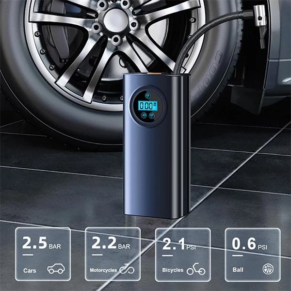 Portativ Simsiz Elektron Avtomobil Hava Kompressoru — Mallar, Bakı (4)