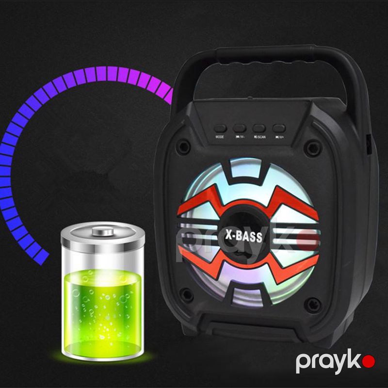 Outdoor Soundbox Stereo Bass Portativ Bluetooth Dinamik Simsiz Karaoke Mikrafonlu 1500mAh Batareya — Elektronika, Bakı (7)