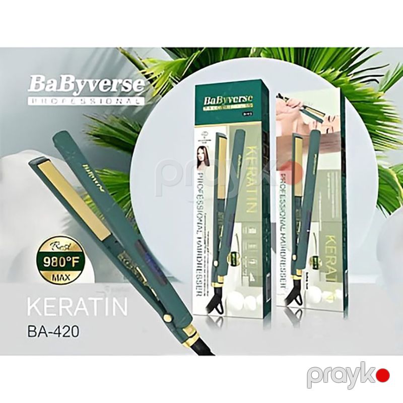 BaByverse BA-420 Elektrikli Saç Düzləşdirici Ütü Feni Saç Şəkilləndirici Fen — Fən, Bakı (5)