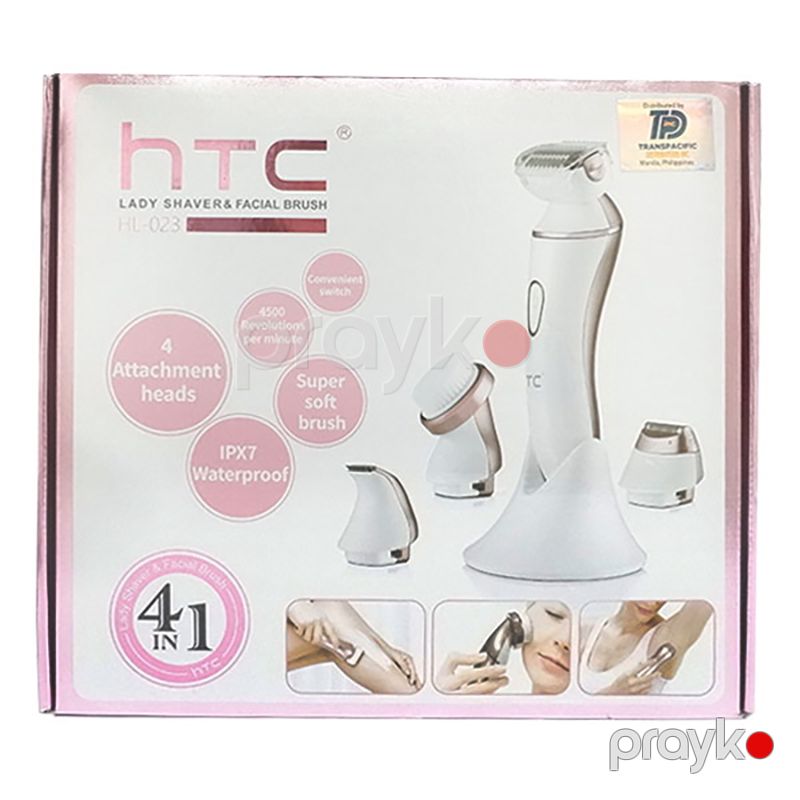 HTC HL-023 4-ü 1-də Təraş Baxım Dəsti Üz Fırçalı Qadın Təraş Aparatı Trimmer Epilyator — Usturalar, trimmerler və epilyatorlar, Bakı (7)