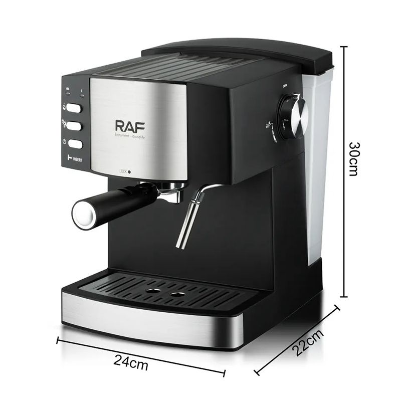 RAF Professional 1.5L Espresso Qəhvə Dəmləyən Maşın Müasir Elelektrikli Paslanmayan Polad Kofe Maşını R.113 — Digər mətbəx texnikası, Bakı (4)