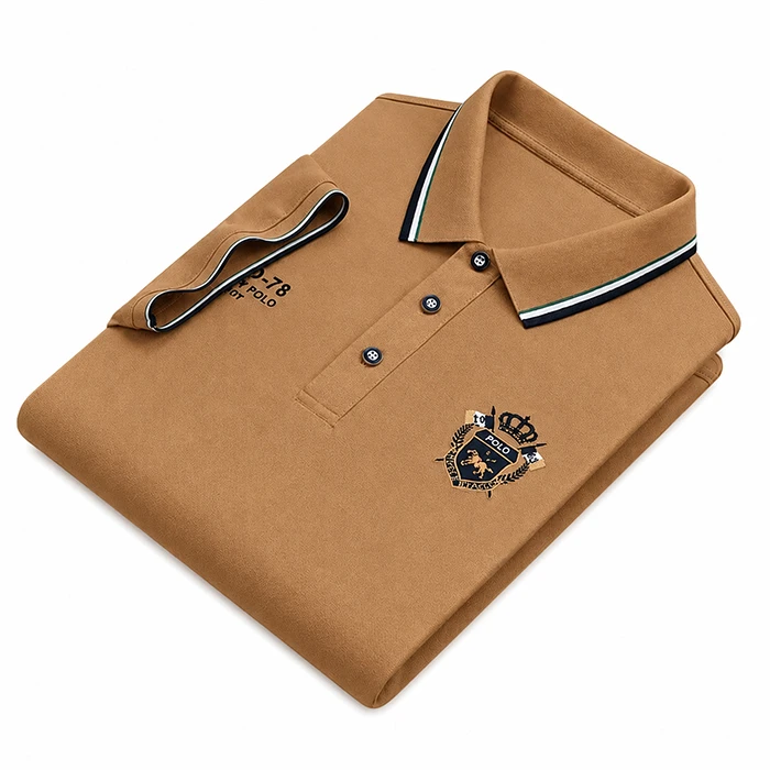 PO-78 Polo yaraşıqlı kişi köynəyi 100% pambıq — Kişi geyimi, Bakı (5)