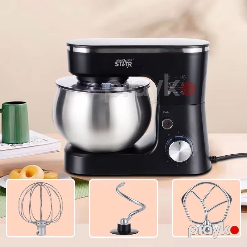 Winning Star ST-5301 Çoxfunksiyalı Portativ Qarışdırıcı Xəmir Qarışdırıcı Xəmir Yoğuran Mikser 1000W — Blenderlər, xırdalayanlar və mikserlər, Bakı (5)