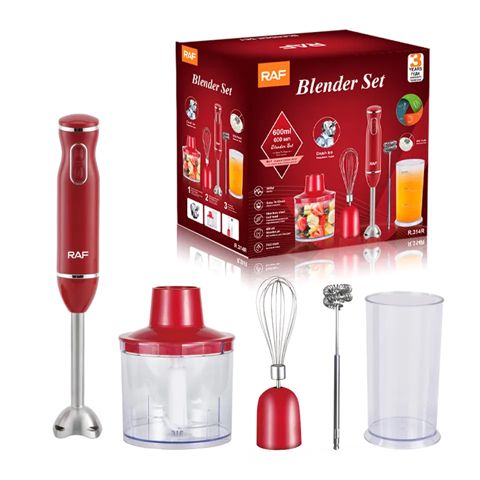 Yeni RAF 4-ü 1 Arada Paslanmayan Polad Blender R.314 Elektrikli Blender 800W Gücündə Əl Blenderi Mətbəx Çırpıçısı — Mətbəx texnikası