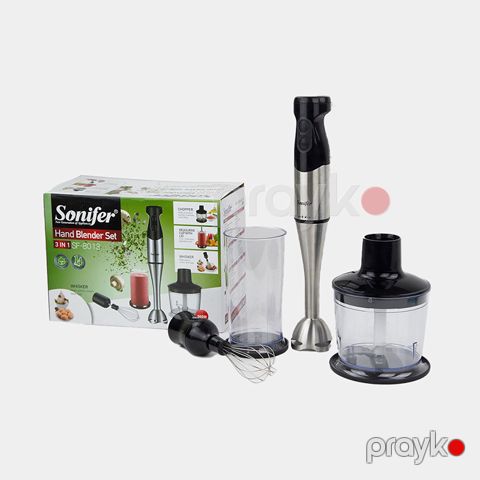 Sonıfer SF-8013 Çoxfunksiyalı Elektrikli Blender Dəsti Əl Blenderi Smoothie Blender 500 W — Bakı