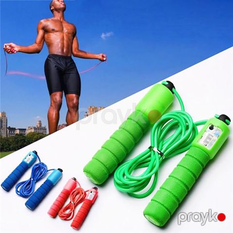 Professional Jumprope Süngər Elektron Sayğaclı Atlama İpi — Bakı