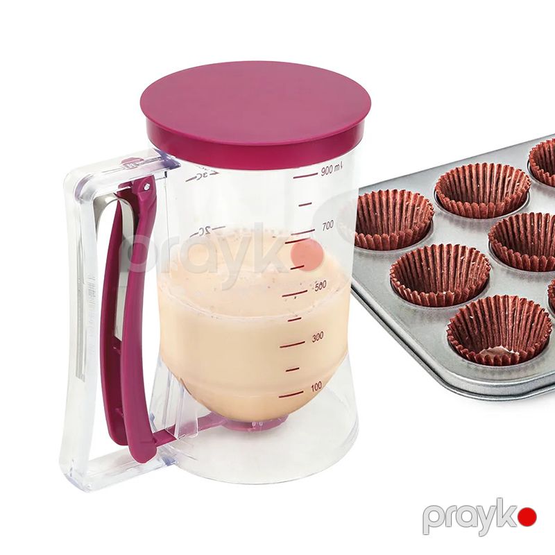 Tort Xəmiri Paylayıcı Tort, Keks, Vafli Xəmir Dispanseri 900 Ml Qida üçün təhlükəsiz Klapan Ölçmə Qabı — Qablar və mətbəx əşyaları, Bakı (2)