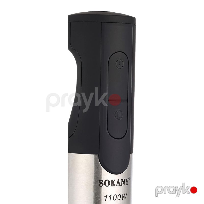 Sokany 1100W Hand Blender, SM-5021S-P24-339 Paslanmayan Polad Əl Blenderi — Ev texnikası, Bakı (4)