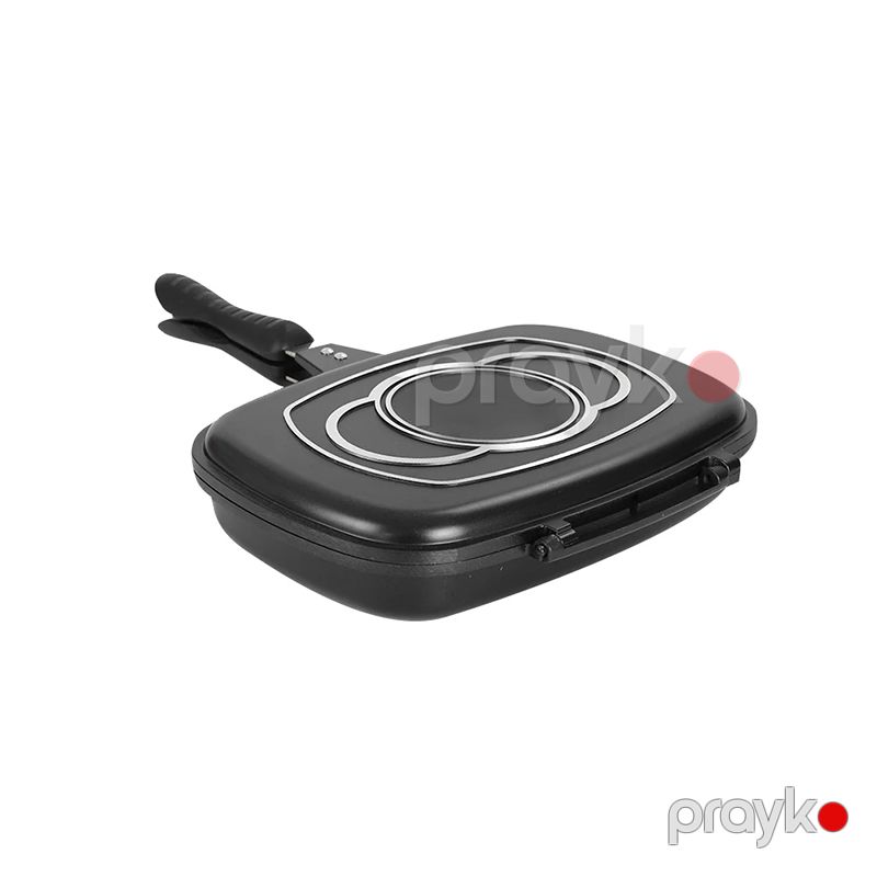 Sonifer SF-1112 Aliminium Tökmə Tava İki Tərəfli Yapışmaz Tava Çoxfunksiyalı Qızartma Tavası — Qablar və mətbəx əşyaları, Bakı (4)