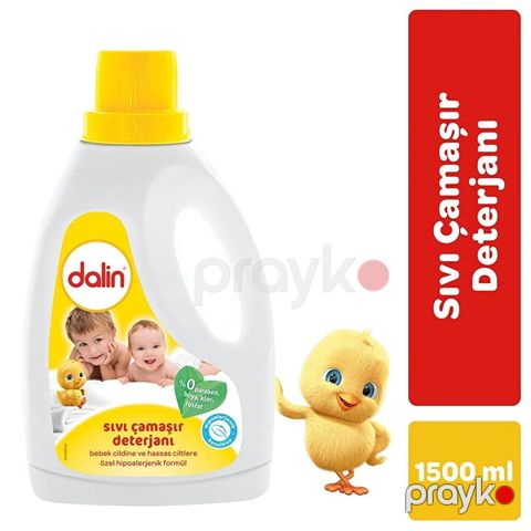 Dalin Sıvı Çamaşır Deterjanı 1500 ml Uşaqlar Üçün Dalin Paltar Yuyuc Maye Toz Sıvı Deterjan — Bakı