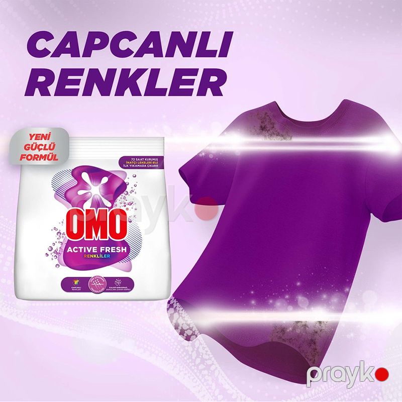 Omo Active Fresh Colors Pudra Yuyucu 1,5 KG Ləkələr Üçün Paltar Yuyucu Vatisə Omo Pro Çözücü — Mallar, Bakı (3)