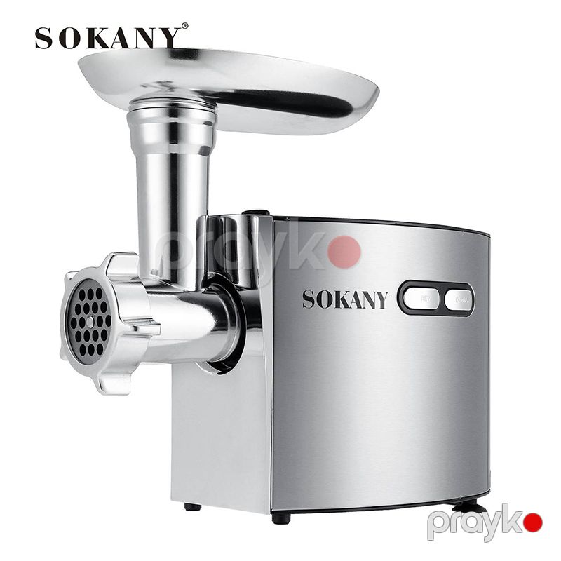 Sokany Elektrikli Ətçəkən Paslanmayan Polad 2500W Güclü Elektrikli Kolbasa Doldurucu Ətçəkən Maşın — Digər mətbəx texnikası, Bakı (2)