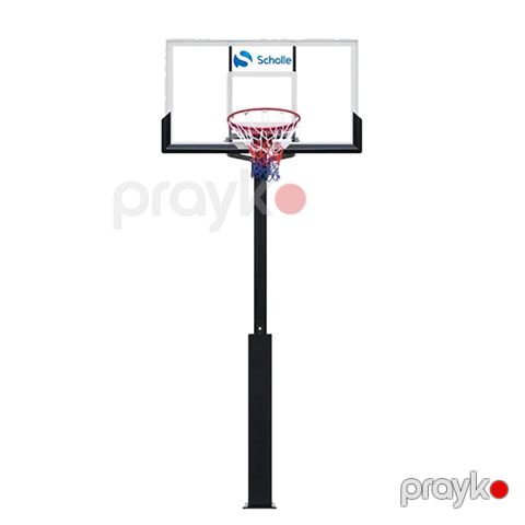 Stasionar Basketbol Stendi Scholle S022 Yüksək Gücə Davamlı Professional Zal istifadəsi Üçün Uyğun Bastelbol Seti — Bakı