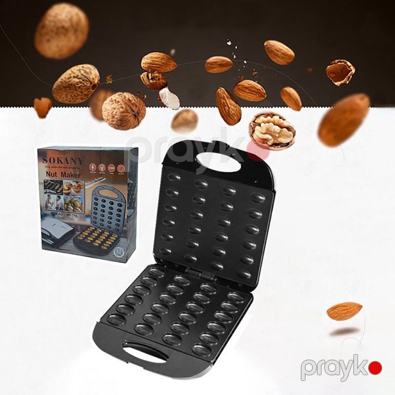Sokany HY711 Yapışmaz Səhtli Qozlu Peçenye Hazırlayıcı 24 Qozlu Şirniyyat Hazırlayıcı Toster Qoz Peçenye Xəmir Bişirici — Toster və vaflyasıcı, Bakı (5)