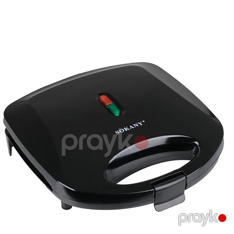 Sokany Elektrikli Çoxfunksiyalı Vafli Hazırlayan 800W Gücə Malik Waffle Maker — Toster və vaflyasıcı, Bakı (5)