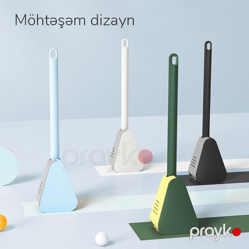 Uzun Tutacaqlı Divara Quraşdırılmış Tualet Təmizləmə Aləti — Mallar, Bakı (2)