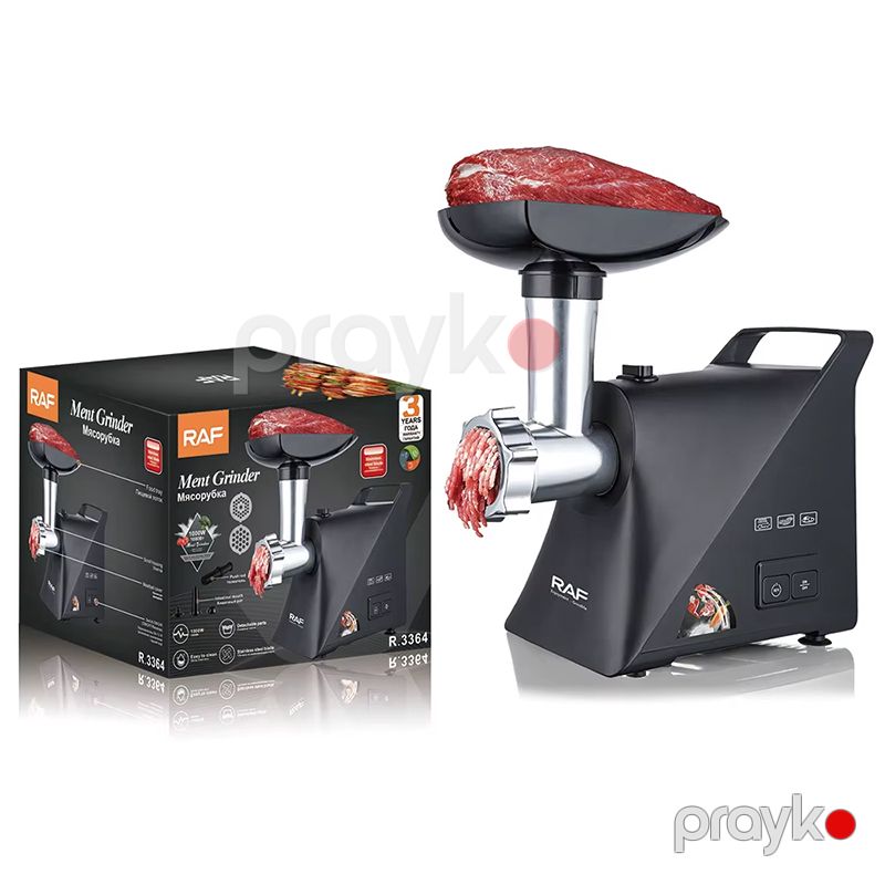 Ətçəkən RAF R3364 Ət Doğrayan 1000w Elektrikli Ət Maşını Güclü kolbasa əlaveli Ətmaşını 1,3 at Gücü — Digər mətbəx texnikası, Bakı (6)