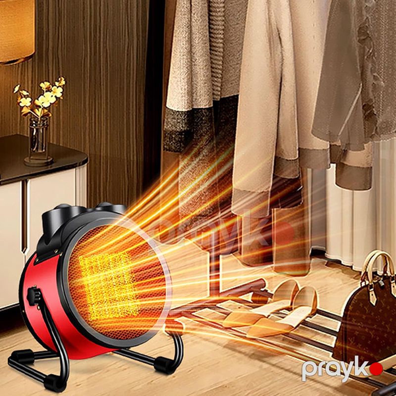 Elektrikli Qızdırıcı 5000W 70‑80k Otaq Üçün Uyğun Yüksək Güclü Otaq Qızdırıcı Kumtel Qırmızı Döşəmə Qızdırıcı — Isıtıcılar və isı ventilatorları, Bakı (7)