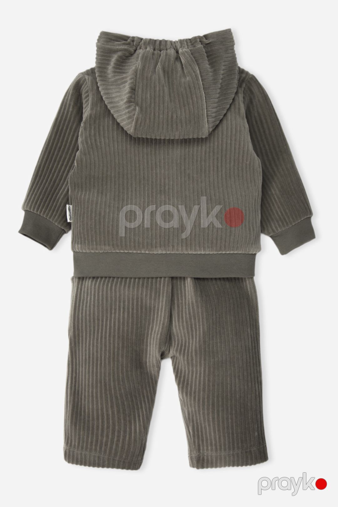 Yenidoğulan üçün dəst Bebetto K5582, xaki, velvet, ölçü 3-6 ay — Mallar, Bakı (2)