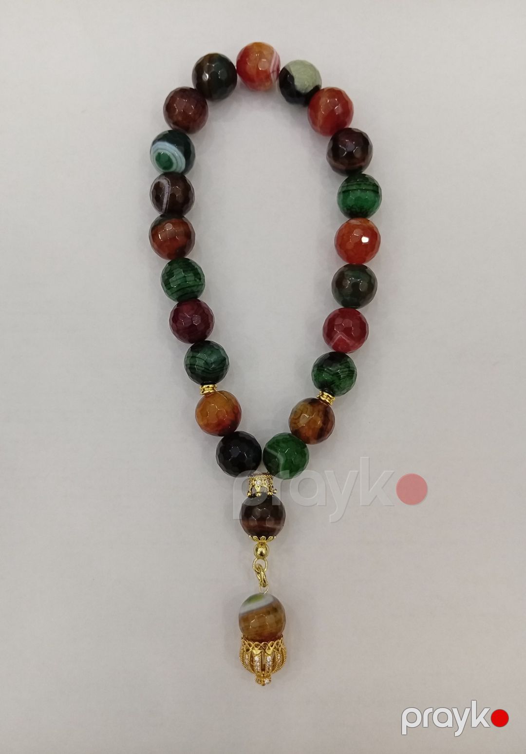 Təsbeh, təbii əqiq, 22 sm — Mallar, Bakı (2)