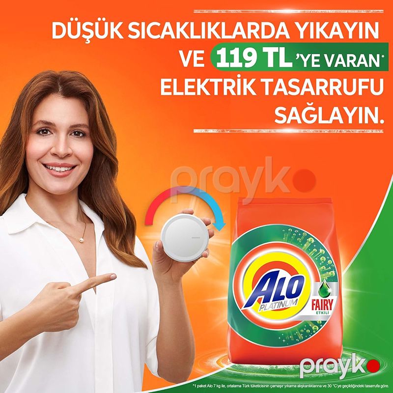 Alo 1,5 kq Qar Çiçəyi Təravət Ağ və Rənglər Tez həll olunan Toz Yuyucu Alo Hızlı Çözüm 10 Yuma — Mallar, Bakı (5)