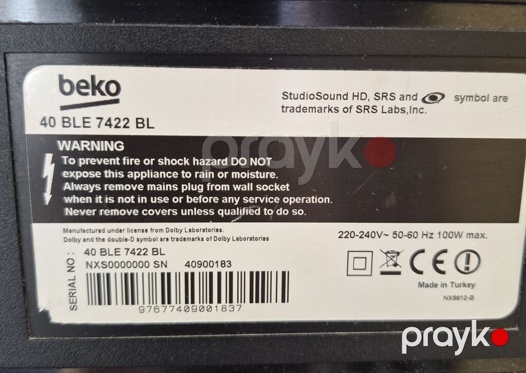 Beko TV 102 ekran Səliqəli tam işlək vəzyyətdədir.Heç bir problemi — Televizorlar, Digah (3)