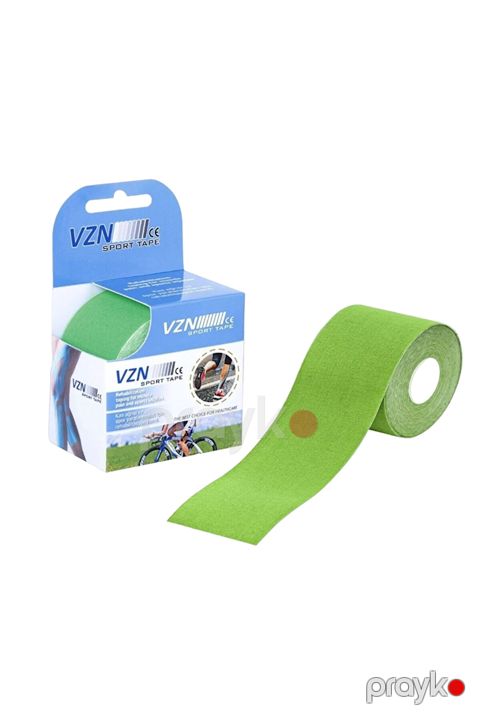 Kinezio teyp VZN Medical Equipment, 5x500 sm, yaşıl — Bakı