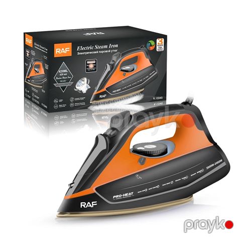 Çox Funksiyalı RAF Buxarlı Ütü 2400W Gücə Məxsus Yüksək Keyfiyyətli Professional Buxar Ütüsü R.1224G — Bakı