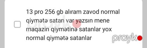 IPhone 13 Pro, 256 GB — Bakı