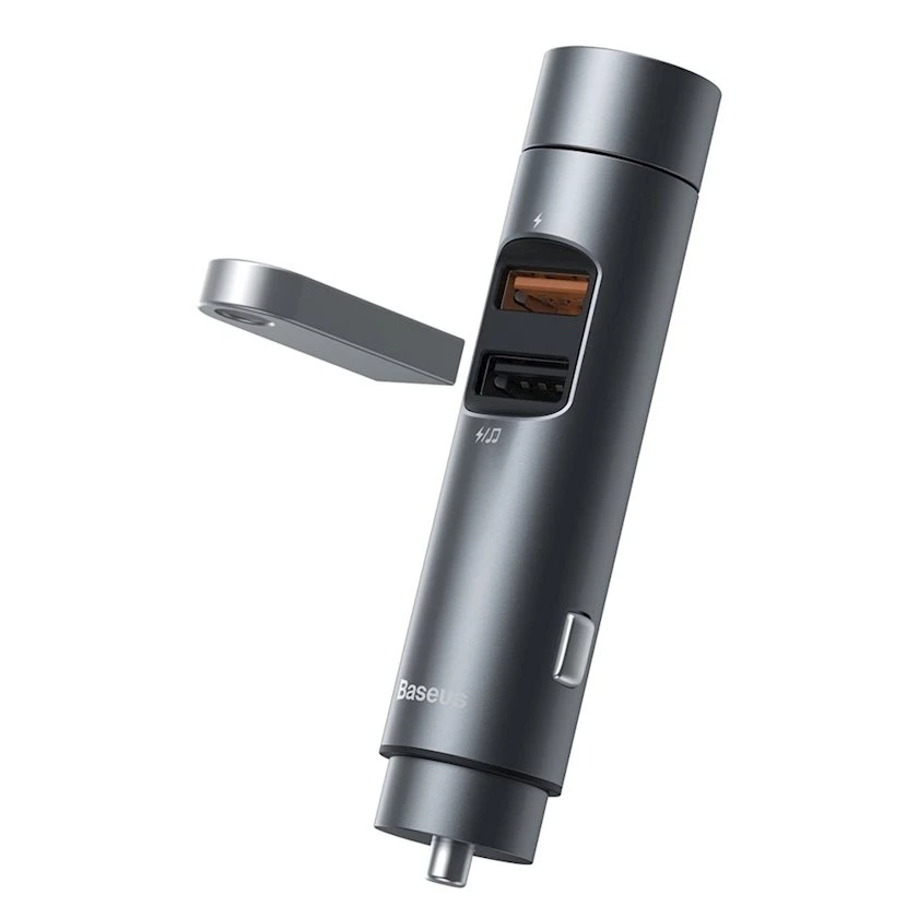 FM transmitterli Bluetooth 5.0 FM car charger 2x USB 3 A 18 W avtomobil qida cihazı 12/24 V — Mallar, Bakı (4)