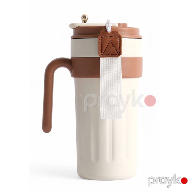 Office cup Dəmir termos 600ml Heal the life termos qab Tutacaqlı Qəhvə termosu — Termos və termoş, Bakı (6)