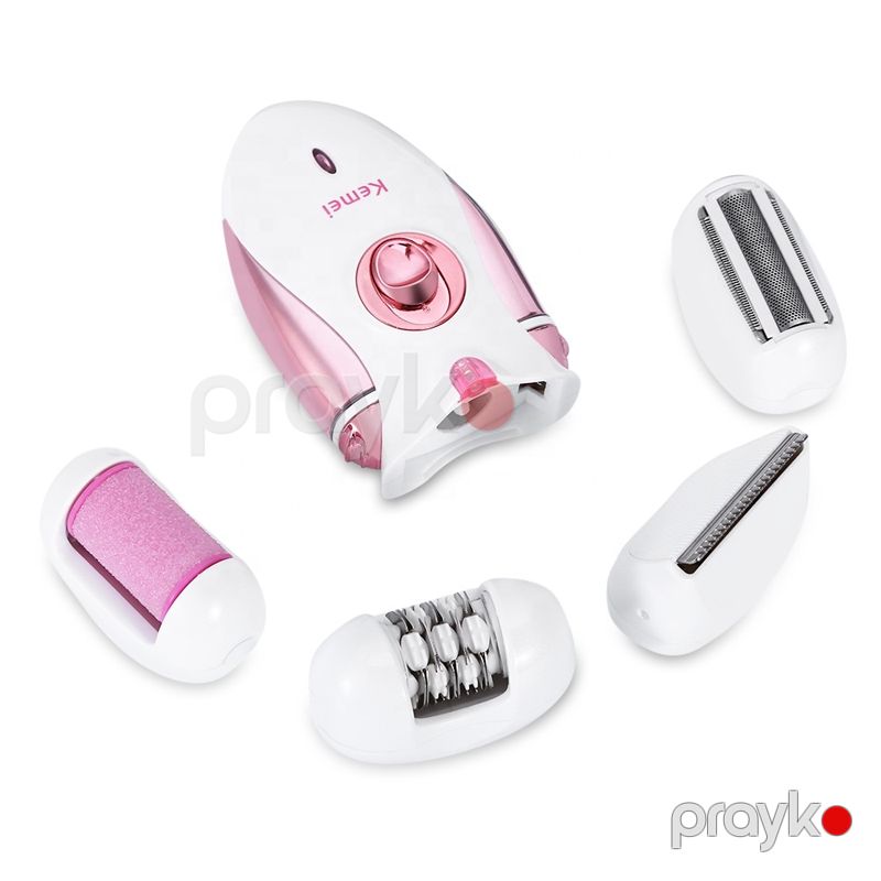 Kemei KM-2530 - Epilyator 4-ü 1-də Doldurula bilən Epilyator Qadın Ülgücü Elektrikli Baxım Aləti Epilyatoru — Usturalar, trimmerler və epilyatorlar, Bakı (2)