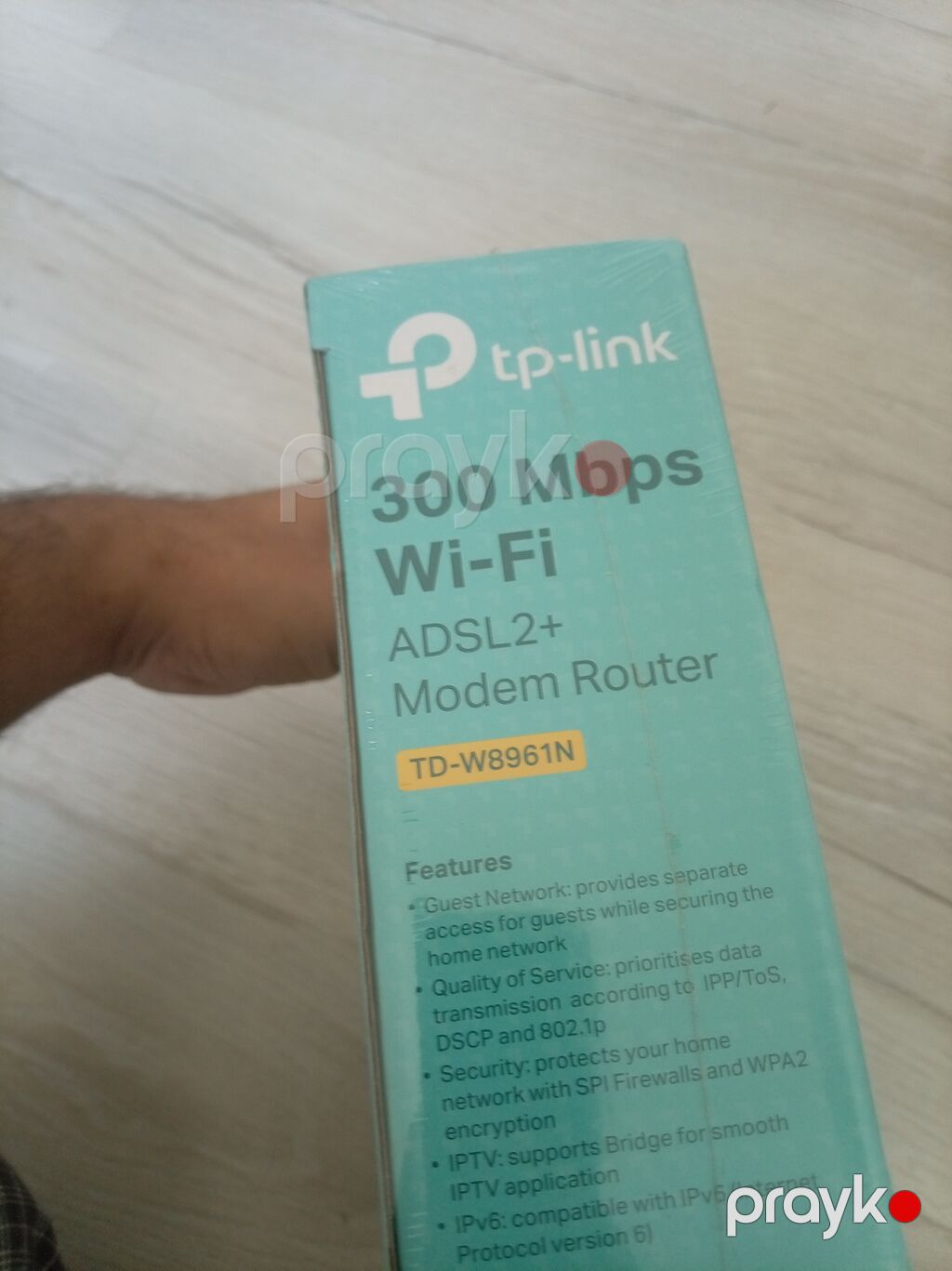 TP-Link TD-W8961N ADSL2+ Modem Router – 300 Mbps Wi‑Fi Xüsusiyyətlər — Şəbəkə və server avadanlığı, Digah (3)