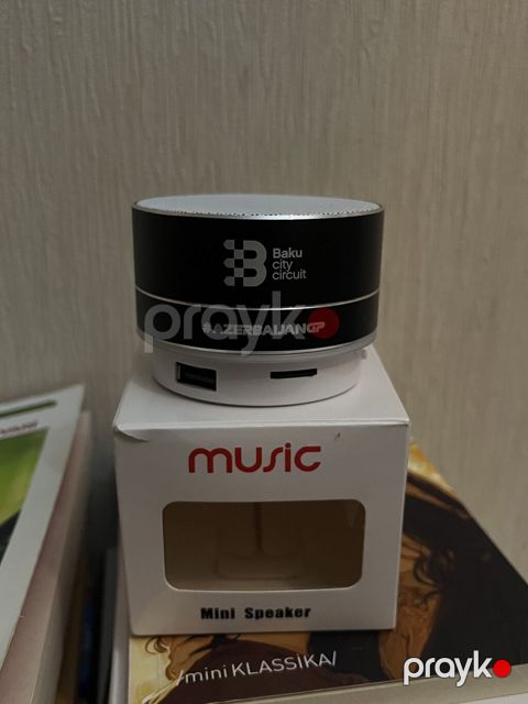 Baku City Circuit temalı portativ “Music Mini Speaker” bluetooth — Bakı