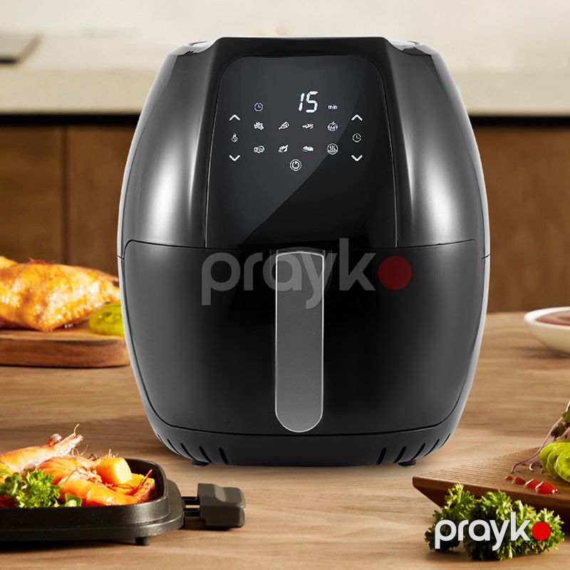 Böyük Tutumlu Sokany SK-8012 Rəqəmsal Air Fryer 8L Rəqəmsal İdarəetməli LED Displey Hava Fritözü 1800W — Digər mətbəx texnikası, Bakı (5)