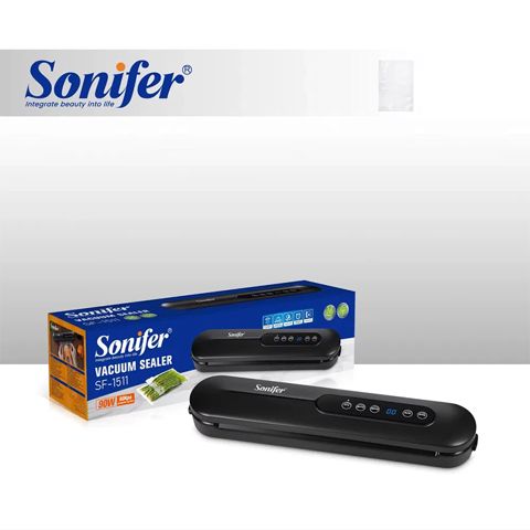 Sonifer SF-1511 Vakkum Cihazı 10 ədəd Vaccum Sealer 10PSC Mətbəx Üçün Elektrikli Vakumlu Paketləlmə cihazı — Fitness və İdman Avadanlıqları