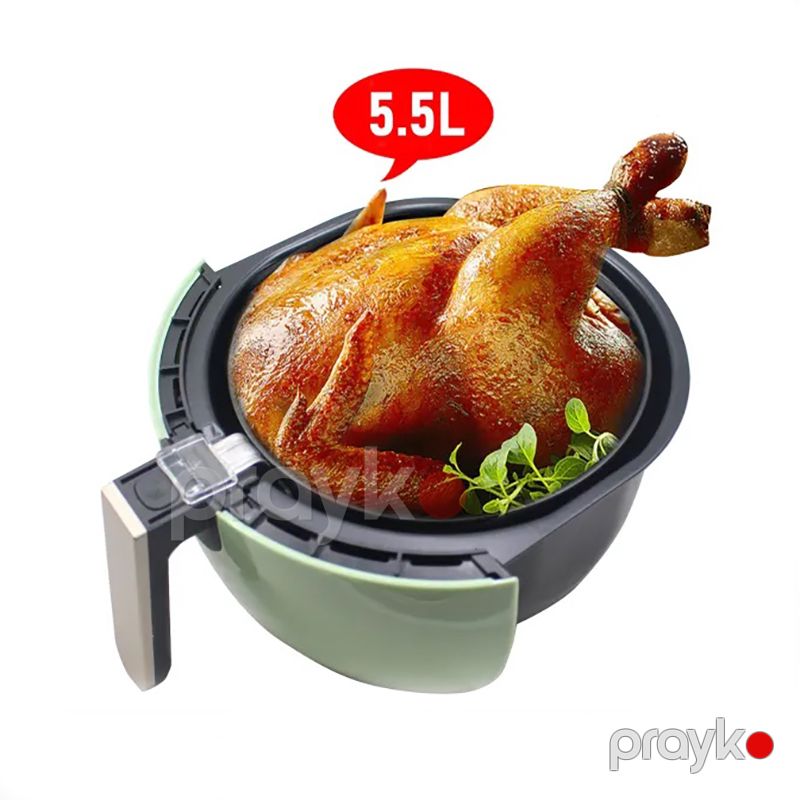 Yüksək Keyfiyyətli Avinas Elektrikli Fritöz 5.5L 2000W Gücə Məxsus Yağsız Firi Qızartma Qazanı Çoxfunksiyalı Fritöz — Digər mətbəx texnikası, Bakı (5)