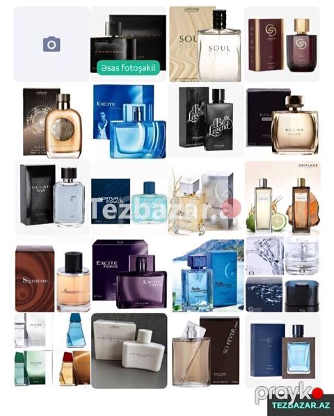 Oriflame kisi və qadin etirleri — Bakı