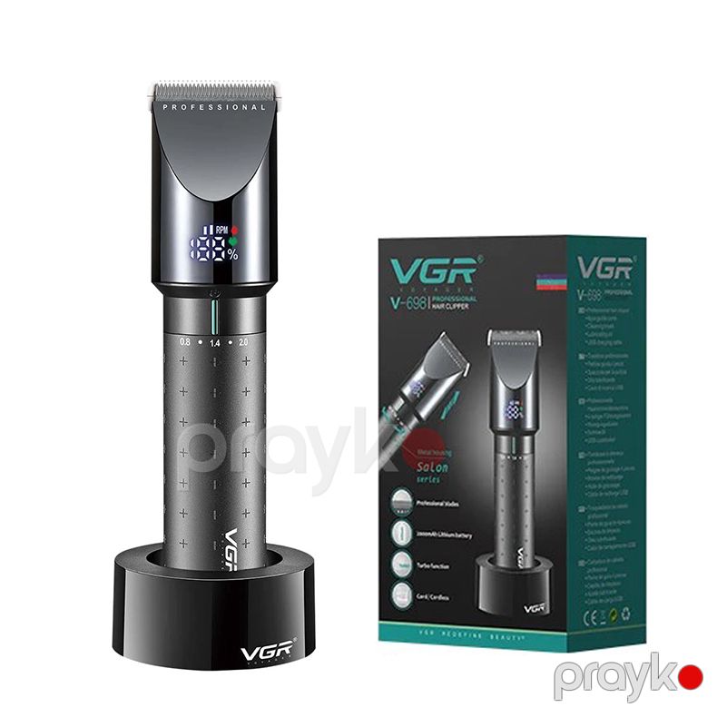 Trimmer Professional Saç Kəsmə Maşını Elektrikli Saç Kəsmə Aləti LED Ekranlı Simsiz Trimmer — Usturalar, trimmerler və epilyatorlar, Bakı (5)