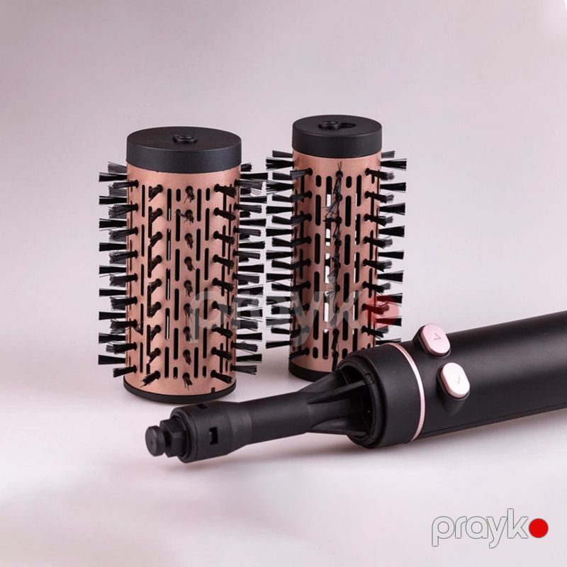 Genei GM-4825 Professional Yüksək Sürətli 2-si 1 Arada Hava Feni Peşəkar Fırça Fen Yüksək Keyfiyyətli Saç Düzləşdirici Quruducu Fen 1000W — Fən, Bakı (2)
