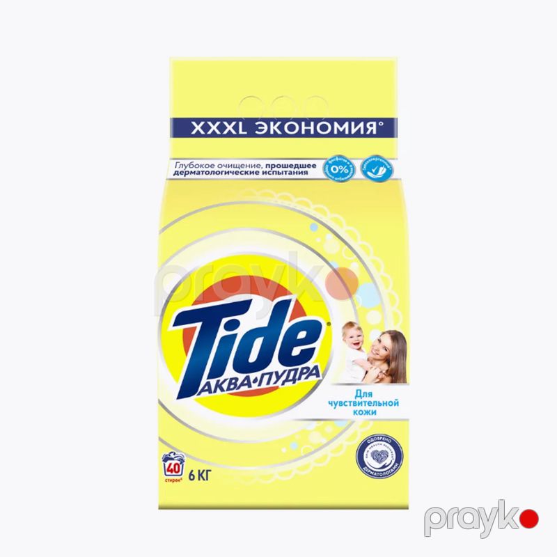 Tide Uşaqlar Üçün Yuyucu Toz Baby Camaşırxana Yuyucuları Avtomatik Yuyucu Toz 6 kq — Mallar, Bakı (4)