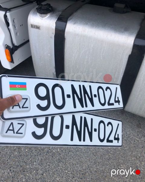 Avtomobil qeydiyyat nişanı - 90-NN-024 — Bakı