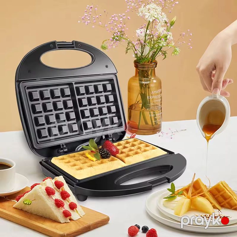 Sonifer SF-6043 Səhər Yeməyi Üçün Çoxfunksiyalı Mətbəx Tosteri Vafli Hazırlayıcısı Mini Tost Bubble Waffle Maker — Toster və vaflyasıcı, Bakı (4)