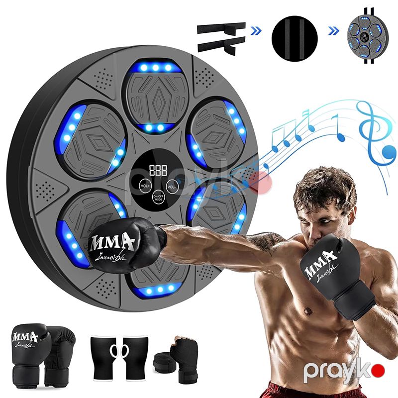 Divara Quraşdırıla Bilən Ağıllı Mini Musiqili Boks Cihazı Tənzimlənən Səsli Boks Torbası Səsli Qruşa — İdman, hobi, istirahət, Bakı (3)