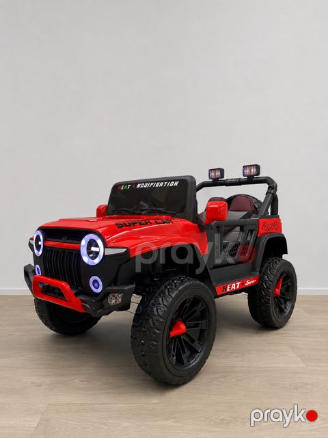 Uşaq elektrik avtomobili STN-030, 4x4, qırmızı — Bakı