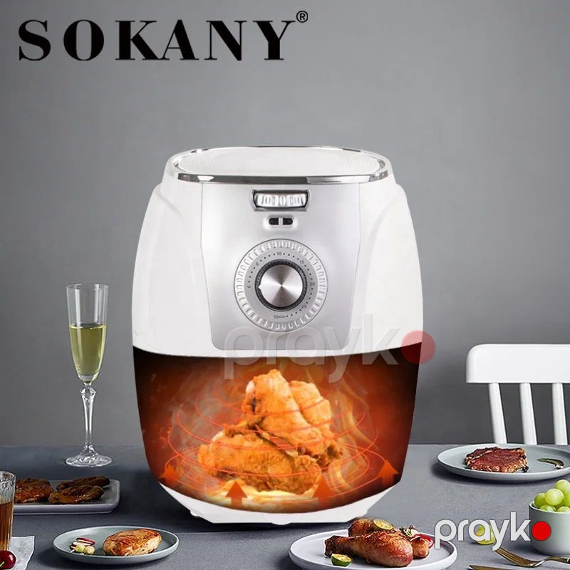 Sokany Air Fryer Yağsız 1500W 5.0 Litr Tutumlu Sokany SK-3010 Hava Fritöz — Digər mətbəx texnikası, Bakı (3)